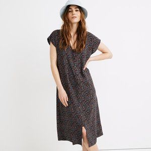 Madewell Easy Midi Dress in Fieldwalk Floral